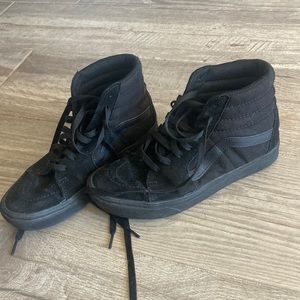Vans Black Sneakers 8.5 w
